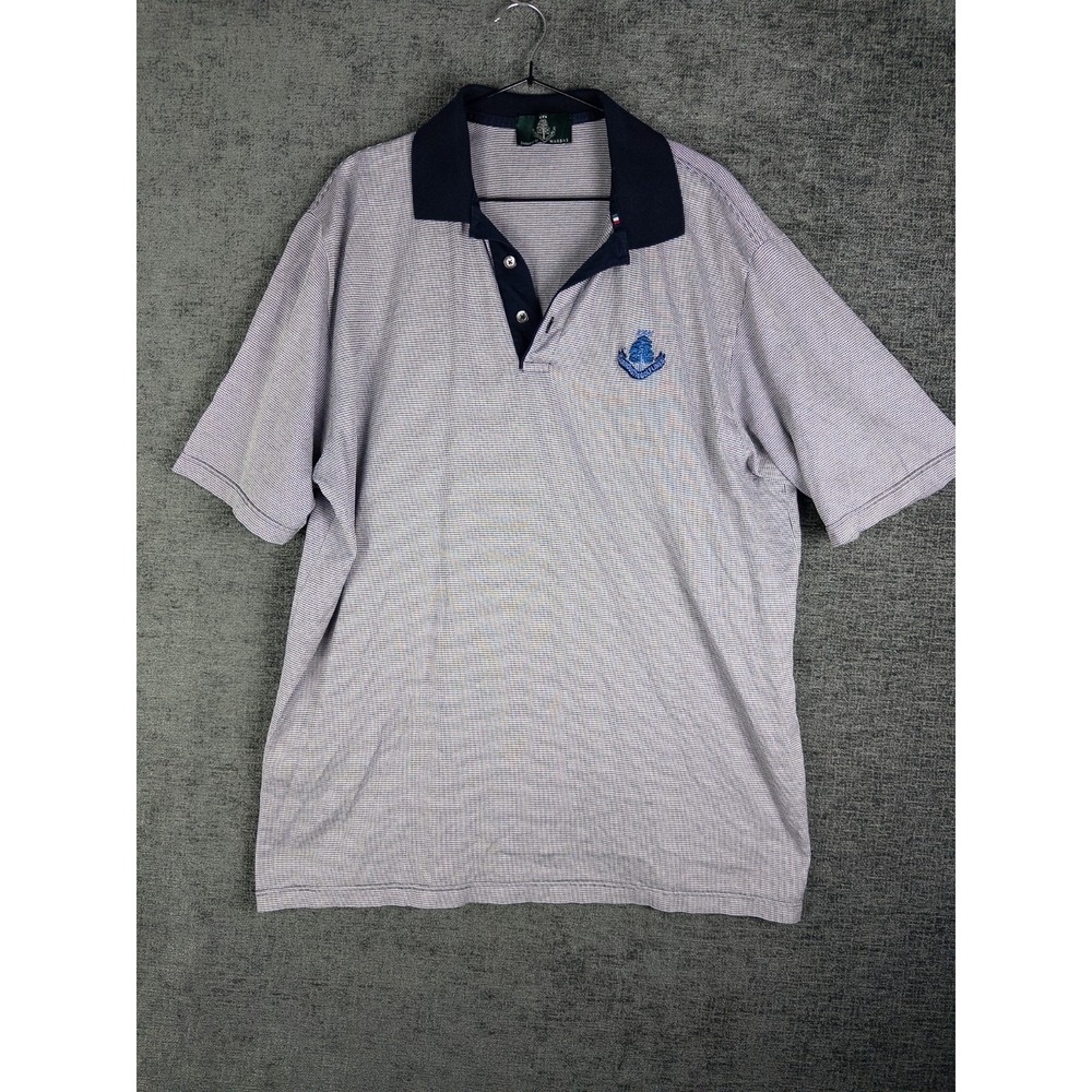 Marbas X Carnoustie Golf Links Polo Shirt Mens XL Geometric Golf Course‎
